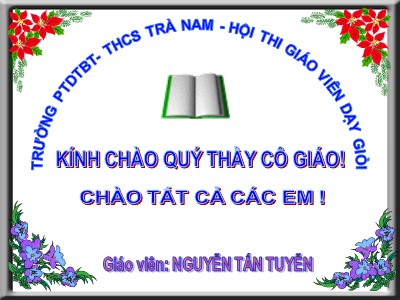 Bài giảng Hóa học Lớp 9 - Bài 9: Tính chất hóa học của muối - Nguyễn Tấn Tuyễn