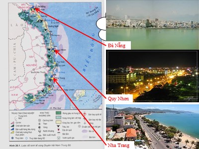 Bài giảng Địa lí Lớp 9 - Bài 27: Thực hành Kinh tế biển của Bắc Trung Bộ và Duyên hảo Nam Trung Bộ