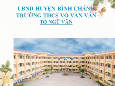 Bài giảng Ngữ văn Lớp 9 - Tiết 111: Tiếng Việt Liên kết câu và liên kết đoạn văn - Năm học 2020-2021 - Trường THCS Võ Văn Vân