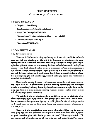 Bài thuyết trình Toán Lớp 9 - Hệ số góc của đường thẳng y = ax + b (a≠0) - Mai Hương