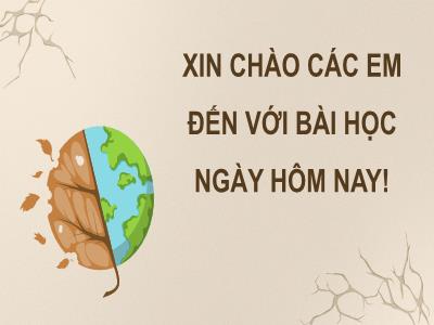 Bài giảng Lịch sử và Địa lí 9 (Cánh diều) - Bài 14: Thực hành: Phân tích ảnh hưởng của nạn hạn hán và sa mạc hóa ở vùng khô hạn Ninh Thuận-Bình Thuận - Trường THCS Xương Giang