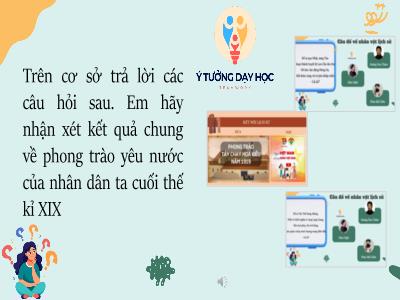 Bài giảng Lịch sử và Địa lí 9 (Kết nối tri thức) - Bài 5: Phong trào dân tộc dân chủ trong những năm 1918-1930 - Nguyễn Thị Thúy