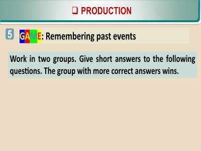 Bài giảng Tiếng Anh 9 (Global Success) - Unit 4: Remembering the past - Lesson 1: Getting started - Phan Hồng Thảo